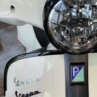 【P&A】"Vespa" logo label - マットブラック