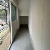 七ヶ浜の家　大工工事終盤