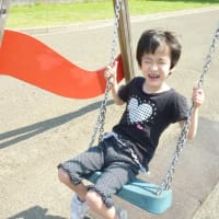 岩木の海洋センターの公園で遊びました