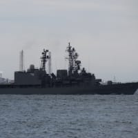 DD-151 護衛艦あさぎり　関門海峡を航行中