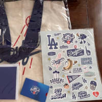 やっと届いたドジャースファンクラブの入会特典品