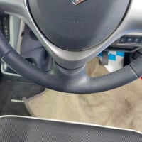 ハスラーの表皮剥がれまくりステアリングのリペア