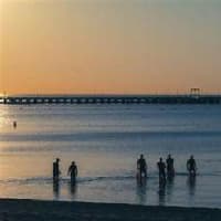 海岸で、２年ぶりのBBQ(Barbecue)