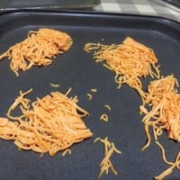 辛麺のお好み焼