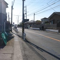 １月の寒川神社：ＪＲ相模線宮山駅前から南側へ向かって歩いて寒川大橋前まで