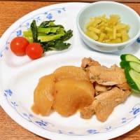 夕飯と挿し芽の成長〜