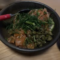 塩サーモンとタコスとカジェ23