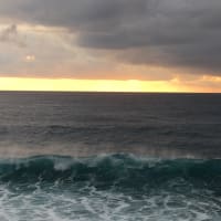 今日の夕日