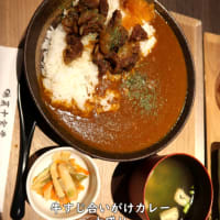 【味菜十食堂】牛すじ合いがけカレー　大盛り【新潟県上越グルメ】上越すちーる