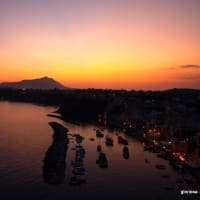 心ふるえる風景　南イタリア編⑪　日没時に展開する光のグラデーションに見入った