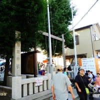 東林間村の鎮守「東林間神社」も阿波踊り一色！！