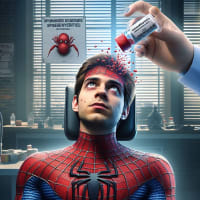 「スパイダーマン」(2002年米)　四コマで紹介 