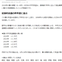 記録史上、最も暑い夏が今も続いている。