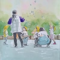 笑顔のシャボン玉タイム