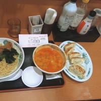 【株主優待】日高屋：ピリ辛とんこつつけ麺＋餃子（6個）セット(2025年7月)