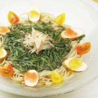 5月限定でご提供する、月替わり蕎麦！新食感「じゅんさいそば」
