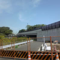 尻手黒川道路の工事状況(2010年5月9日)