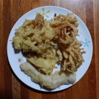 今日は天ぷら