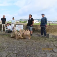 網掛川護岸草取りボランティア（2025/6/21）・・・網掛川旧護岸を護り活かす会