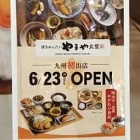 韓美膳➡️映画「国宝」➡️本日「やまや食堂」九州初オープン