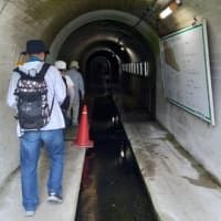 亀の瀬地滑り施設見学と龍田古道ウオーキング
