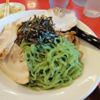 |M3401|高島平駅西口『麺一亭珍麻』にお邪魔。チューハイ＆きゅうりのネギまみれ＆回鍋肉を味わい、今季初のチャーシューピリ辛ざる中華でコク辛旨く締めました！
