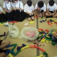 2025.7.9　平和の折り鶴の昇華再生（６年生）