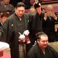 昨年の６月３日は鶴竜引退相撲でした
