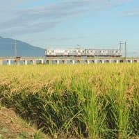 秋色の津軽、朝の風景