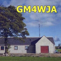 近着QSL（紙） GM4WJA 50MHz/FT8