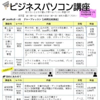 お申込み受付中！2024年6月～7月 ビジネスパソコン講座のご案内