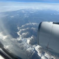 スイスへの旅　～　機内から