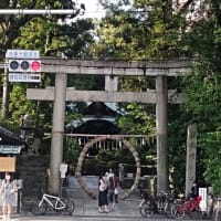 岡崎神社・茅の輪くぐり