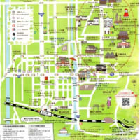 竹原街なみ保存地区のマップ