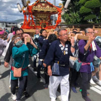 4年ぶりの中里祭典神輿渡御（いろいろありました）