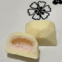 清水白桃のチョコ