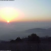 いい天気霧の海と日の出