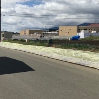 側溝が整備されて。