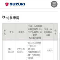 リコールだよ