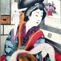 石版画美人　3