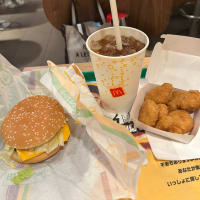 人生初のハンバーガー2個食べるの巻