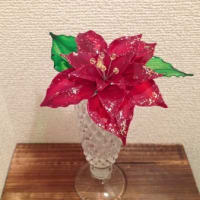 新作☆ポインセチア一輪