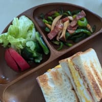我が家の朝ごはん。