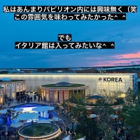 5/30金曜日　夕方お一人様万博へ^ ^