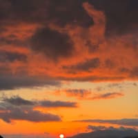 不知火海の夕景　海浦
