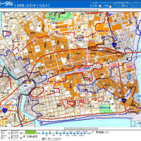 平塚市の津波避難用の標高（海抜）の地図。自分の自宅や勤務先会社や通学先学校の標高がわかる