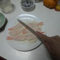 ヨーグルトタルタルとエビでミラノ風カツレツを学ぶ。