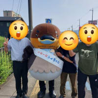 今年も出会いました。　バーコード頭の野洲のおっさん