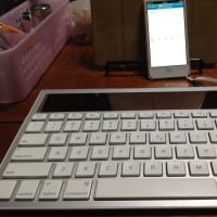 ワイヤレスのソーラーキーボード