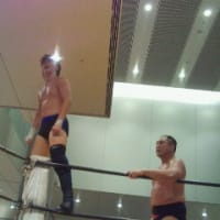 プロレス観戦と寄付